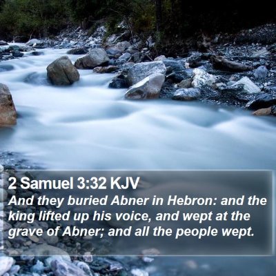 2 Samuel 3:32 KJV Bible Verse Image