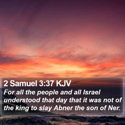 2 Samuel 3:37 KJV Bible Verse Image