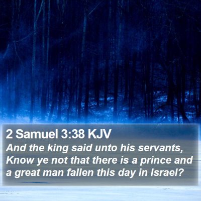 2 Samuel 3:38 KJV Bible Verse Image