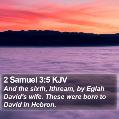 2 Samuel 3:5 KJV Bible Verse Image