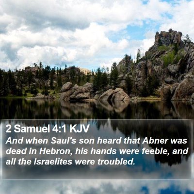 2 Samuel 4:1 KJV Bible Verse Image