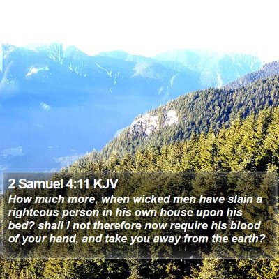 2 Samuel 4:11 KJV Bible Verse Image