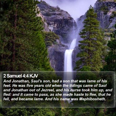 2 Samuel 4:4 KJV Bible Verse Image