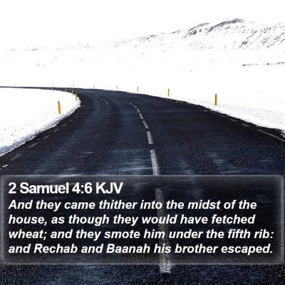 2 Samuel 4:6 KJV Bible Verse Image