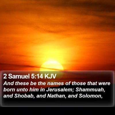2 Samuel 5:14 KJV Bible Verse Image