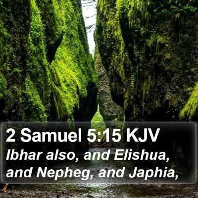 2 Samuel 5:15 KJV Bible Verse Image
