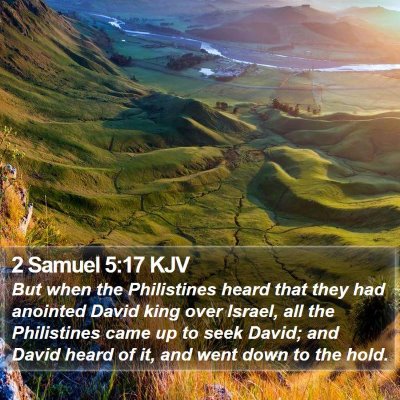 2 Samuel 5:17 KJV Bible Verse Image