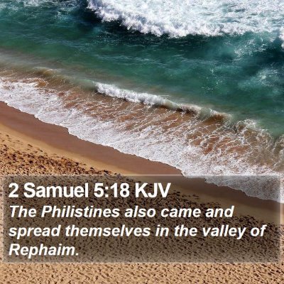 2 Samuel 5:18 KJV Bible Verse Image