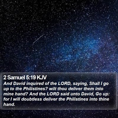 2 Samuel 5:19 KJV Bible Verse Image