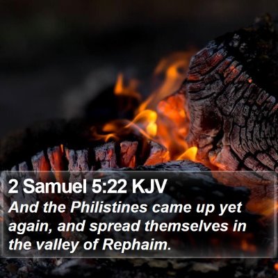 2 Samuel 5:22 KJV Bible Verse Image