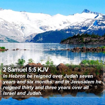 2 Samuel 5:5 KJV Bible Verse Image