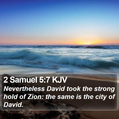 2 Samuel 5:7 KJV Bible Verse Image