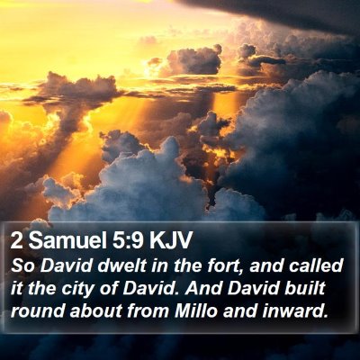 2 Samuel 5:9 KJV Bible Verse Image
