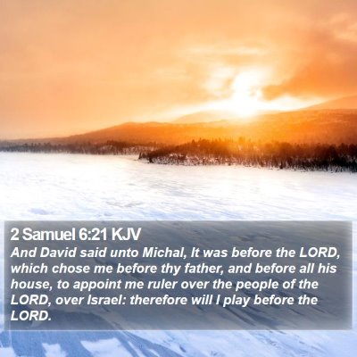 2 Samuel 6:21 KJV Bible Verse Image