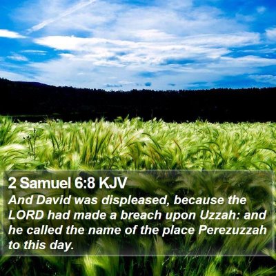 2 Samuel 6:8 KJV Bible Verse Image