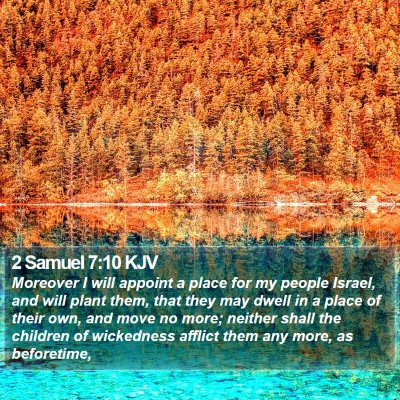 2 Samuel 7:10 KJV Bible Verse Image
