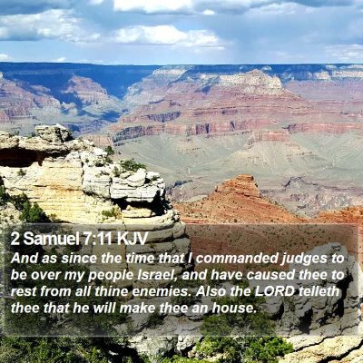 2 Samuel 7:11 KJV Bible Verse Image