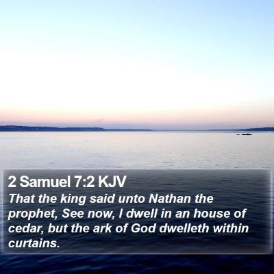 2 Samuel 7:2 KJV Bible Verse Image