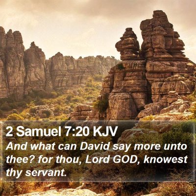 2 Samuel 7:20 KJV Bible Verse Image
