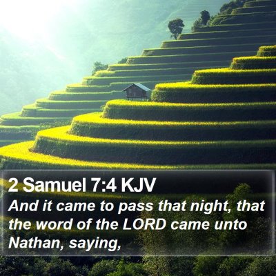 2 Samuel 7:4 KJV Bible Verse Image