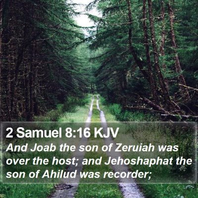 2 Samuel 8:16 KJV Bible Verse Image