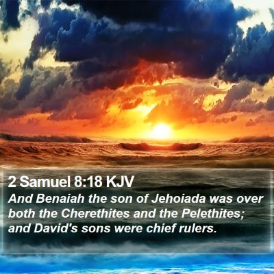 2 Samuel 8:18 KJV Bible Verse Image
