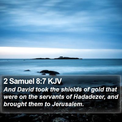 2 Samuel 8:7 KJV Bible Verse Image