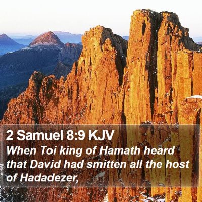 2 Samuel 8:9 KJV Bible Verse Image