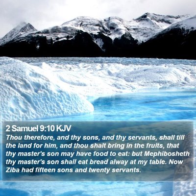2 Samuel 9:10 KJV Bible Verse Image