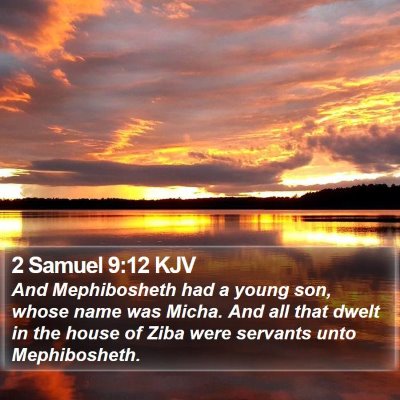2 Samuel 9:12 KJV Bible Verse Image