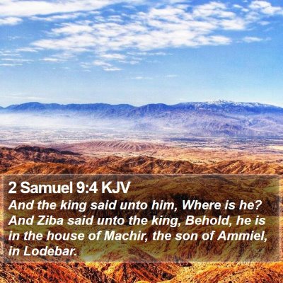 2 Samuel 9:4 KJV Bible Verse Image