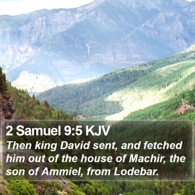 2 Samuel 9:5 KJV Bible Verse Image