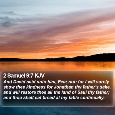 2 Samuel 9:7 KJV Bible Verse Image