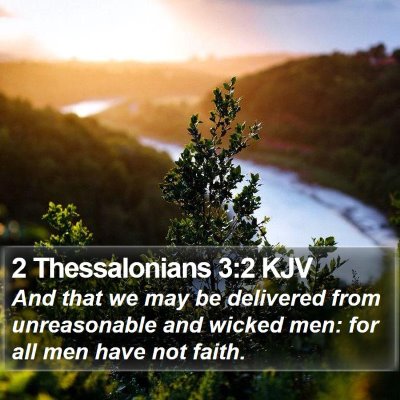 2 Thessalonians 3:2 KJV Bible Verse Image