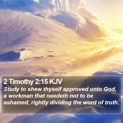 2 Timothy 2:15 KJV Bible Verse Image