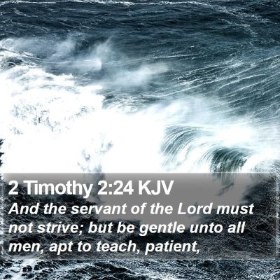 2 Timothy 2:24 KJV Bible Verse Image