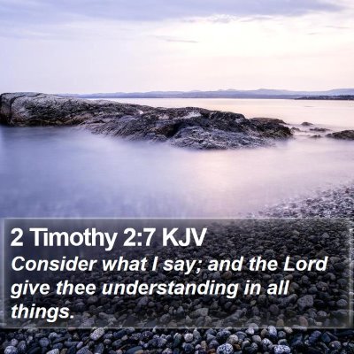2 Timothy 2:7 KJV Bible Verse Image
