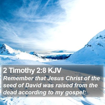 2 Timothy 2:8 KJV Bible Verse Image