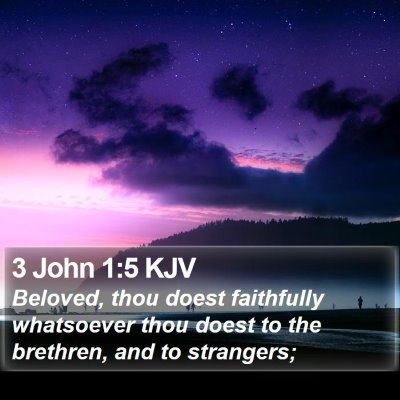 3 John 1:5 KJV Bible Verse Image