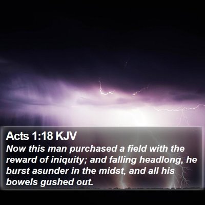 Acts 1:18 KJV Bible Verse Image