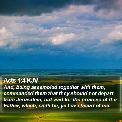 Acts 1:4 KJV Bible Verse Image