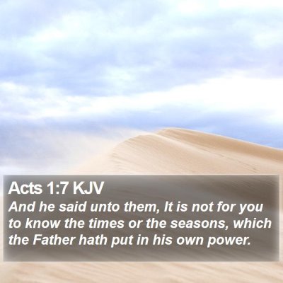 Acts 1:7 KJV Bible Verse Image