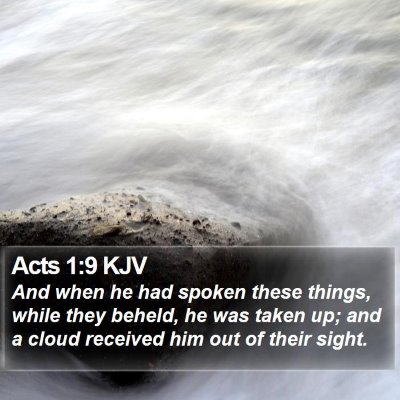 Acts 1:9 KJV Bible Verse Image