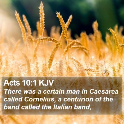 Acts 10:1 KJV Bible Verse Image