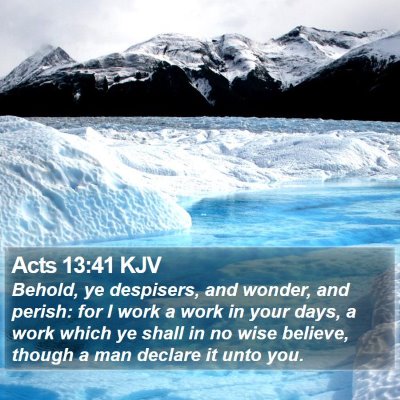 Acts 13:41 KJV Bible Verse Image