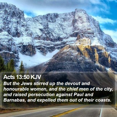 Acts 13:50 KJV Bible Verse Image