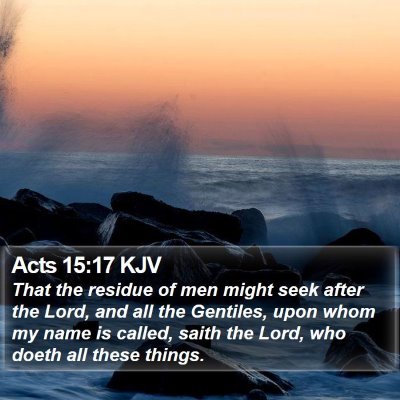 Acts 15:17 KJV Bible Verse Image