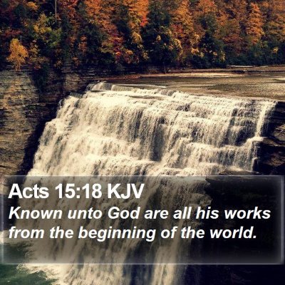 Acts 15:18 KJV Bible Verse Image