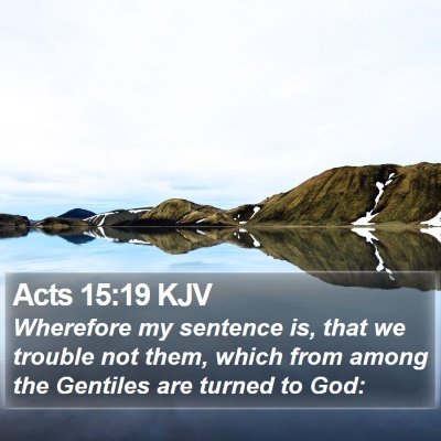 Acts 15:19 KJV Bible Verse Image