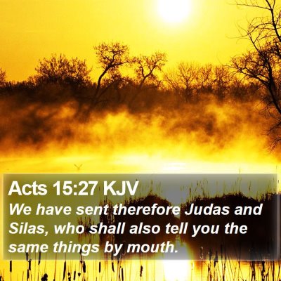 Acts 15:27 KJV Bible Verse Image
